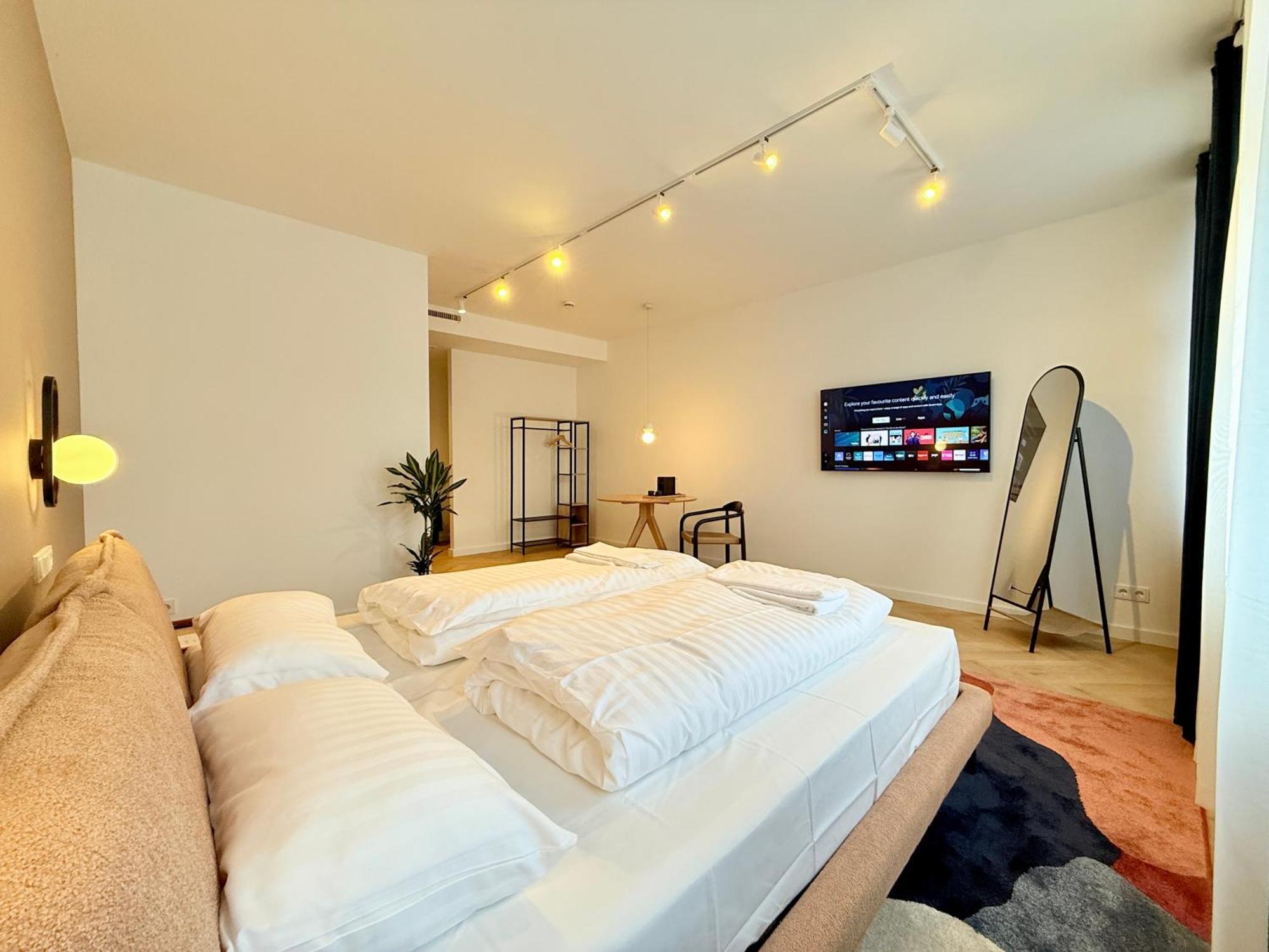 Stayzz By Homyzz - Modern Studios Alsterdorf -Winterhude- Stadtpark Hamburg Exterior foto