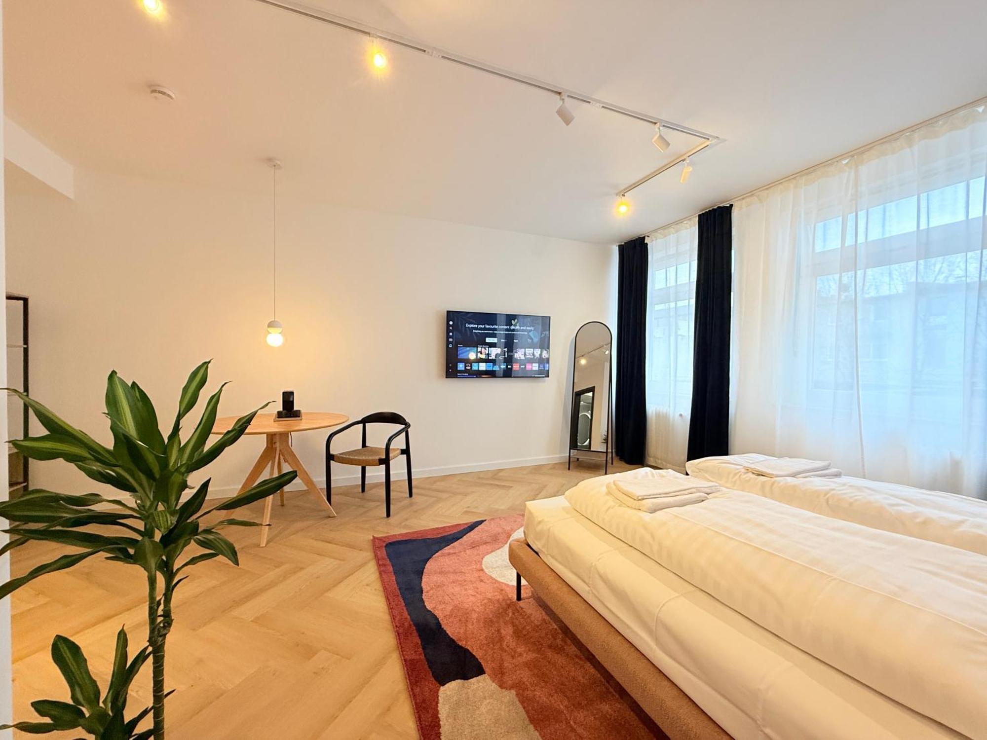 Stayzz By Homyzz - Modern Studios Alsterdorf -Winterhude- Stadtpark Hamburg Exterior foto